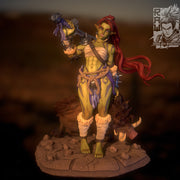 Losana - Female Orc Blademaster - STL only - Only-Games