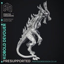 Lost Kobold - 2 Models - Were Folk -  PRESUPPORTED - Illustrated and Stats - 32mm scale