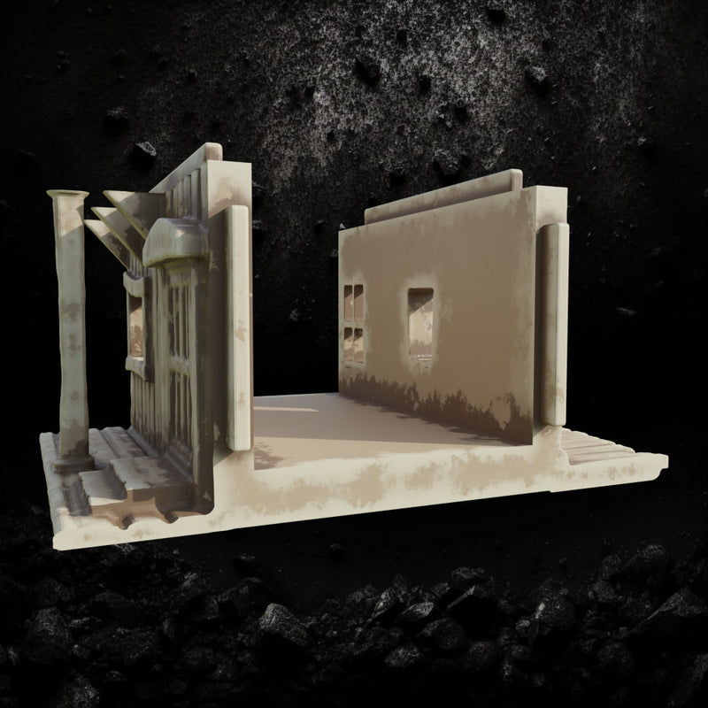 Wooden Kit House with Cave Access - Fantasy Building STL, DnD Terrain