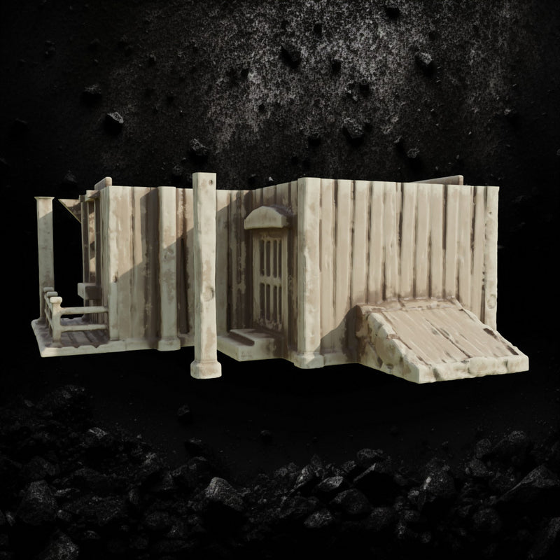 Wooden Kit House with Cave Access - Fantasy Building STL, DnD Terrain
