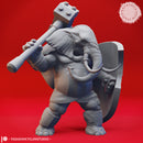 Loxodon Barbarian - Tabletop Miniature (Pre-Supported)