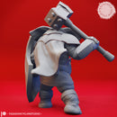 Loxodon Barbarian - Tabletop Miniature (Pre-Supported)