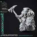 Loxodon Cleric - Large NPC - PRESUPPORTED - 32mm Scale