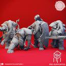 Loxodon Herd - Tabletop Miniatures (Pre-Supported)