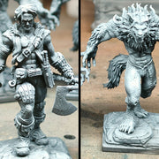 Lucano The Lycan Pathfinder - Dual Form Mini - STL only - Only-Games