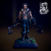 Lucano The Lycan Pathfinder - Dual Form Mini - STL only - Only-Games