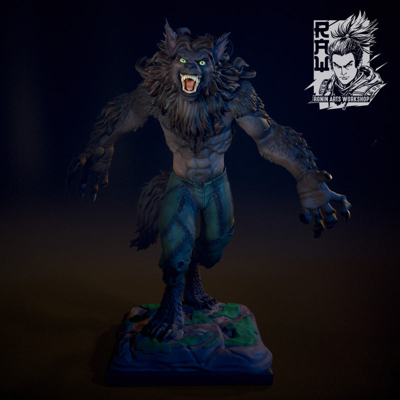 Lucano The Lycan Pathfinder - Dual Form Mini - STL only - Only-Games