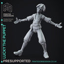 Lucky - Awakend Puppet - 2 Forms - PRESUPPROTED - 32mm scale