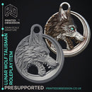 Lunar Wolf - Role Play Item -  PRESUPPORTED - Illustrated and Stats - 32mm scale