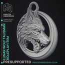 Lunar Wolf - Role Play Item -  PRESUPPORTED - Illustrated and Stats - 32mm scale