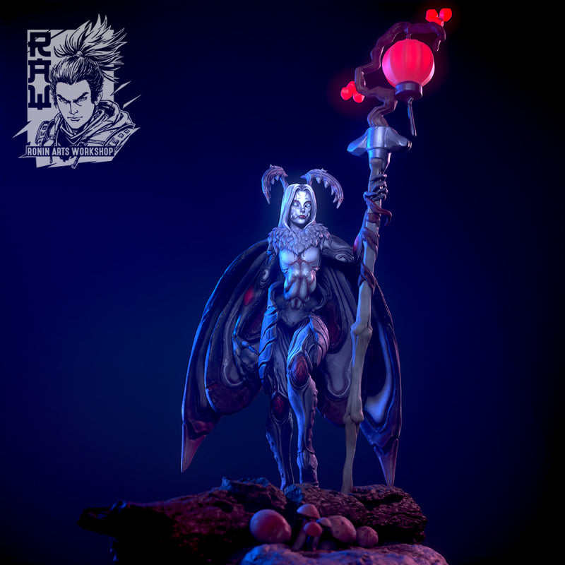 Lysena the lightbearer - Moth woman - STL only - Only-Games