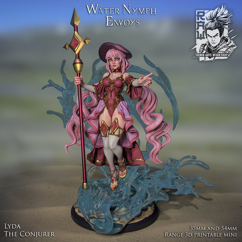 Lyda The Conjurer - Dual Form (Mermaid) - STL only - Only-Games