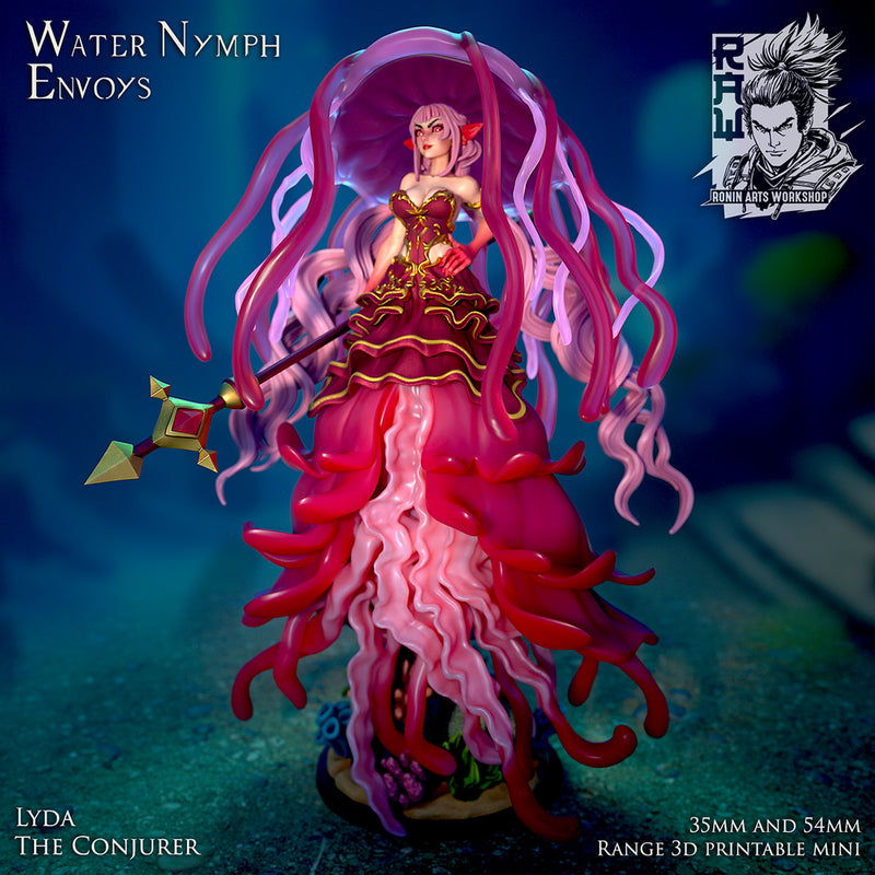 Lyda The Conjurer - Dual Form (Mermaid) - 54mm - Only-Games