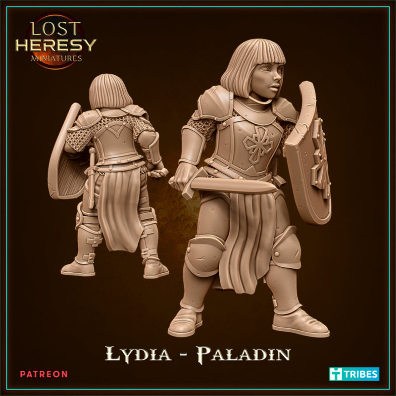 Female Paladin Lydia - Only-Games