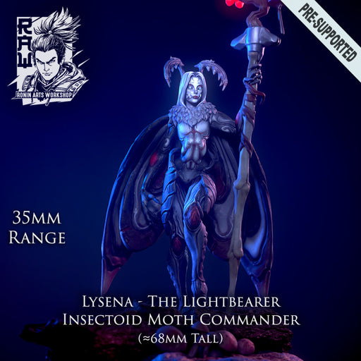 Lysena the lightbearer - Moth woman - STL only - Only-Games