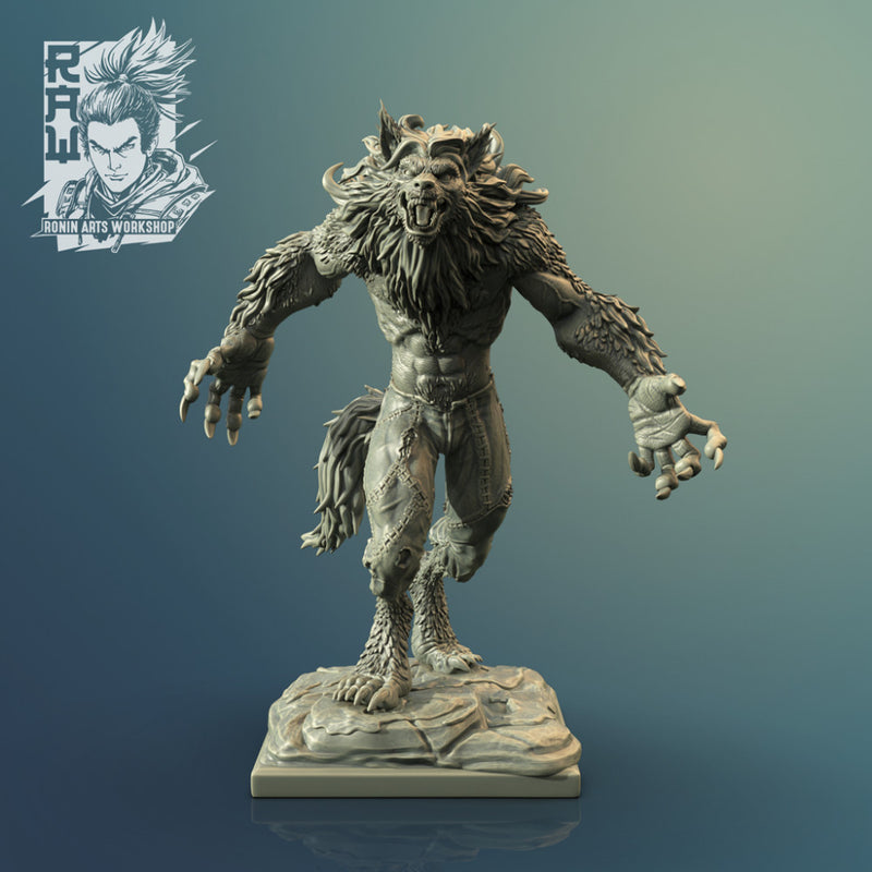 Lucano The Lycan Pathfinder - Dual Form Mini - STL only - Only-Games