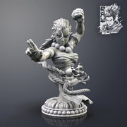 Karoku The Monk - Warrior Bust - STL only - Only-Games