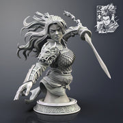 Wen - Warrior Bust - STL only - Only-Games