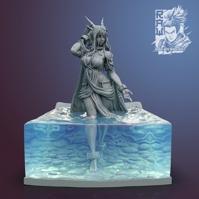 Lady Shura Pin Up - 75 and 120mm - STL only - Only-Games