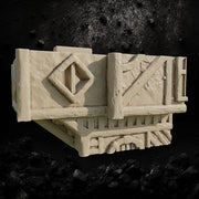 Bastion Wall of Ironwood - Timber Rampart Terrain STL for DnD & Wargaming - Only-Games