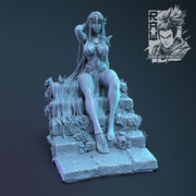 Ridia Pin Up (NSFW)-  75mm plus 120mm (Presuported) - STL only - Only-Games