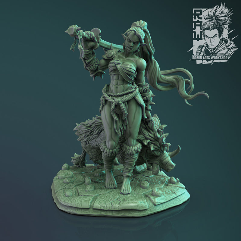 Losana - Female Orc Blademaster - STL only - Only-Games