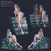 Chrysi Pin Up -  75mm plus 120mm (Presuported) - STL only - Only-Games