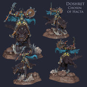 Doshret - Female Orc Warg Rider - STL only - Only-Games