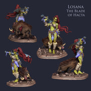 Losana - Female Orc Blademaster - STL only - Only-Games