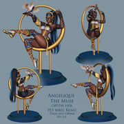 Angelique (NSFW) Pin Up - 75 and 120mm - STL only - Only-Games