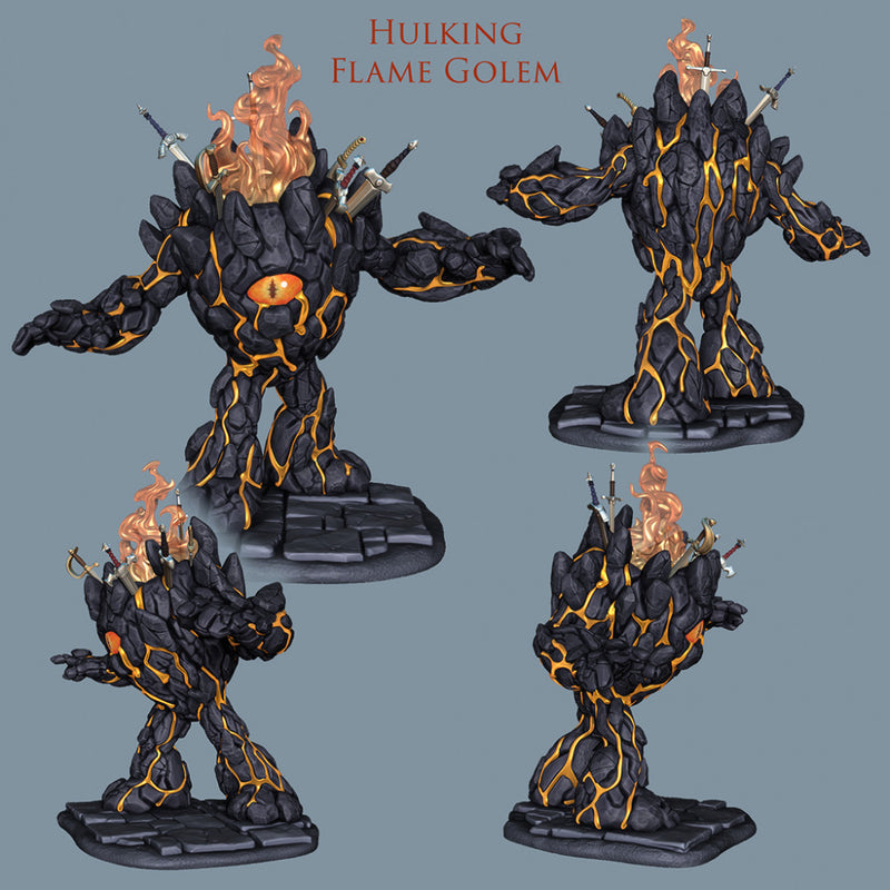 Lava Golem - STL only - Only-Games