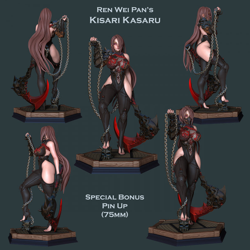 Kisari Karasu - 75mm Kunoichi - STL only - Only-Games