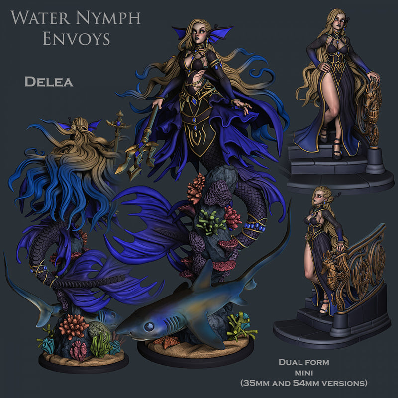 Delea - Shapeshifting Mermaid Infiltrator - Dual Form - 54mm - Only-Games