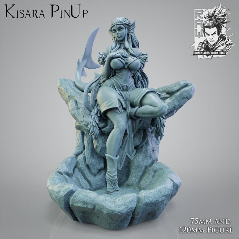 Kisara The Siren (NSFW) Pin-Up - STL only - Only-Games