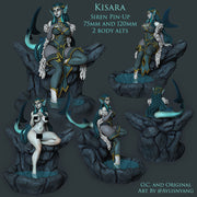 Kisara The Siren (NSFW) Pin-Up - STL only - Only-Games