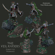 Dariash - Forest Elf Warlord - STL only - Only-Games