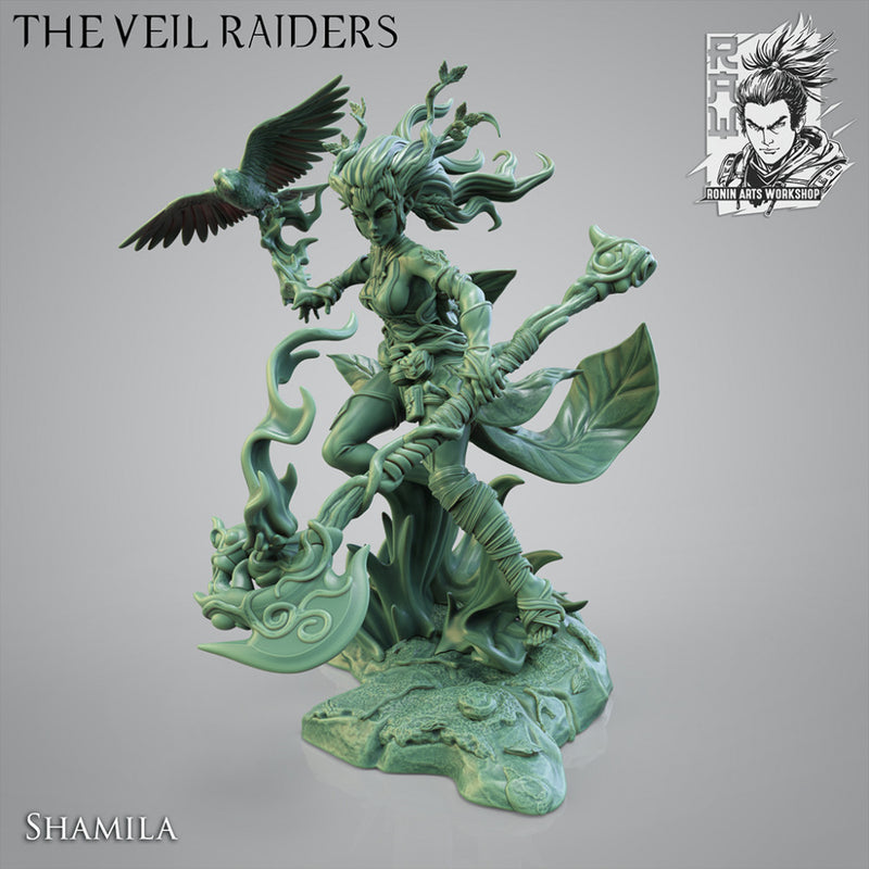 Shamila - Forest Elf Druid - STL only - Only-Games