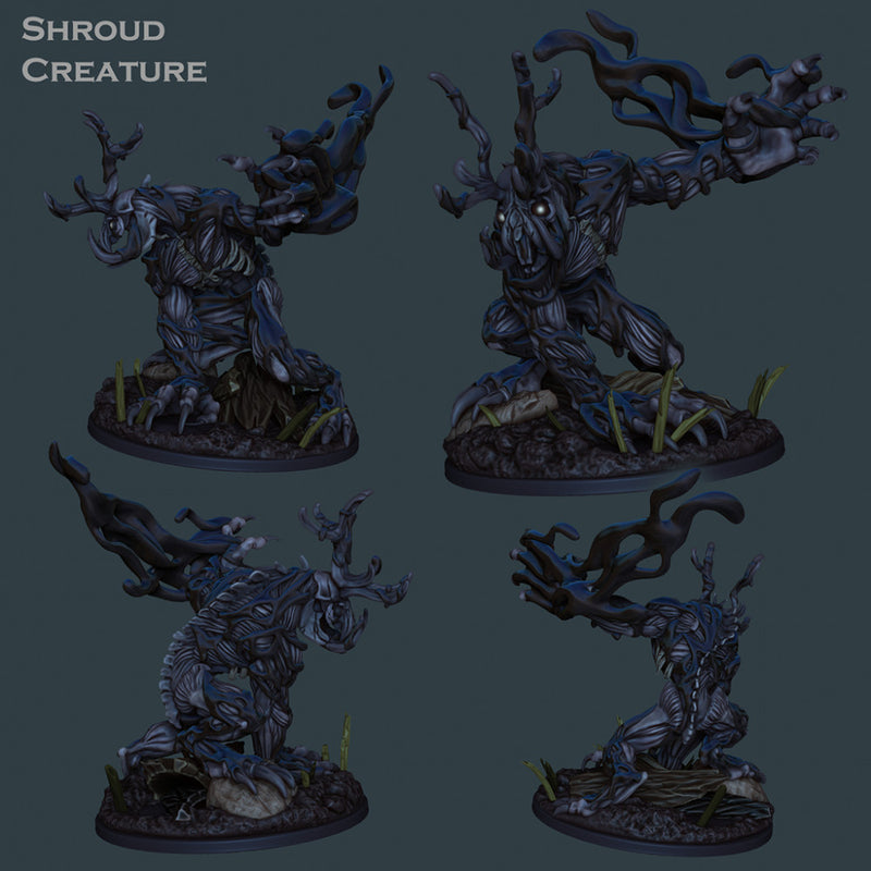 Shroud Creature - Shadow Monster - 54mm - Only-Games