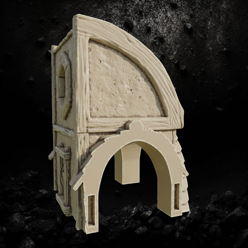 Townhouse 9 - Fantasy Village Terrain STL, DnD & Wargaming Scenery