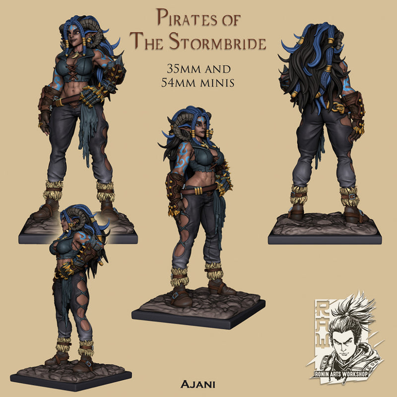Pirate Brawler Ajani - STL only - Only-Games