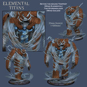 Wind Golem + Wind Elemental Combo - STL only - Only-Games