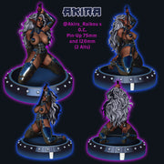 Akira - Dark Elf (NSFW) Pin-Up (75mm+120mm) - STL only - Only-Games