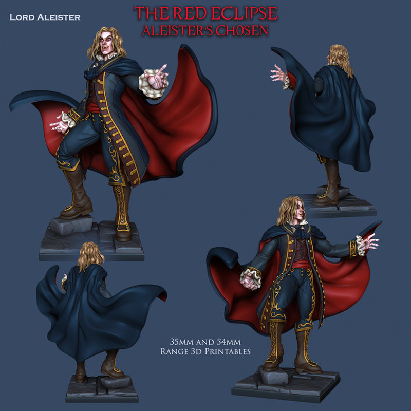 Vampire Lord Aleister - STL only - Only-Games