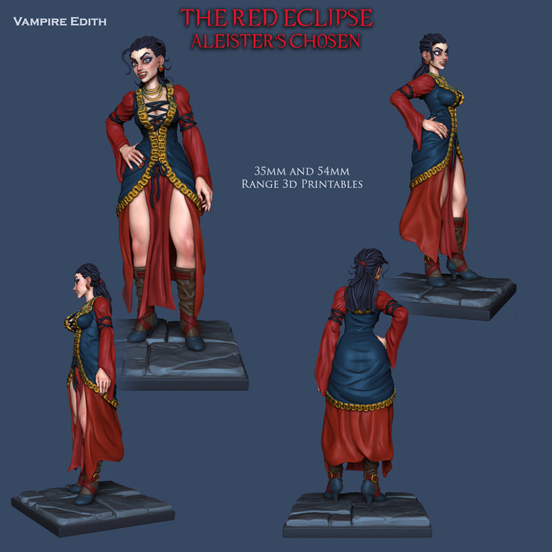 Vampire Bride Edith - STL only - Only-Games