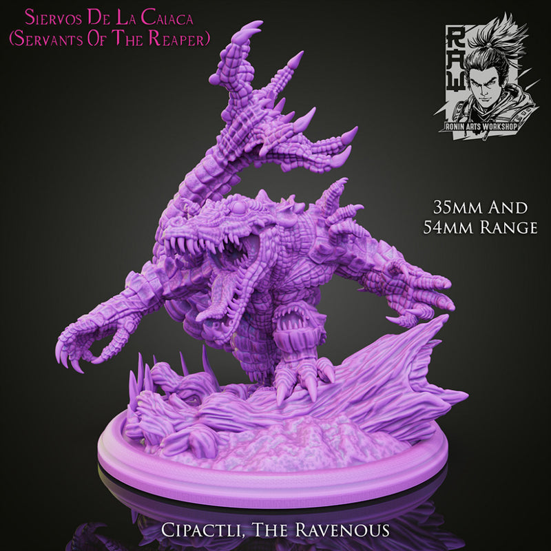 Cipactli The Ravenous - Seamonster - STL only - Only-Games