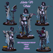 Violet (Pose 2) NSFW - 75mm and 120mm - STL only - Only-Games