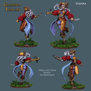 Chiara the Lancer - landsknecht style guard - STL only - Only-Games