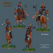 Patricio the Lancer - landsknecht style guard - 54mm - Only-Games