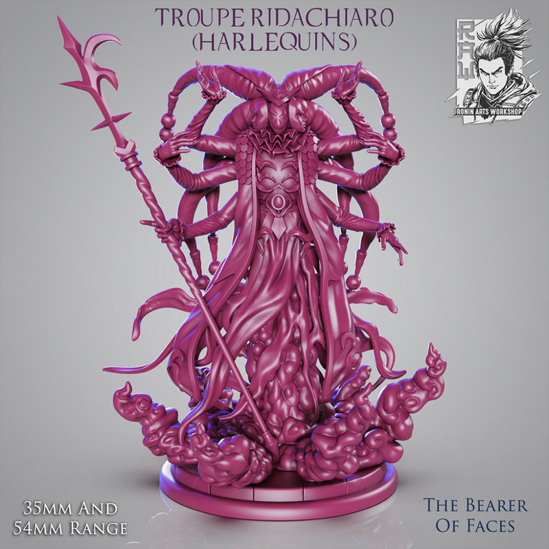 The Bearer Of Faces - Harlequin Monster - STL only - Only-Games