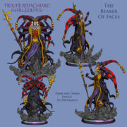 The Bearer Of Faces - Harlequin Monster - STL only - Only-Games